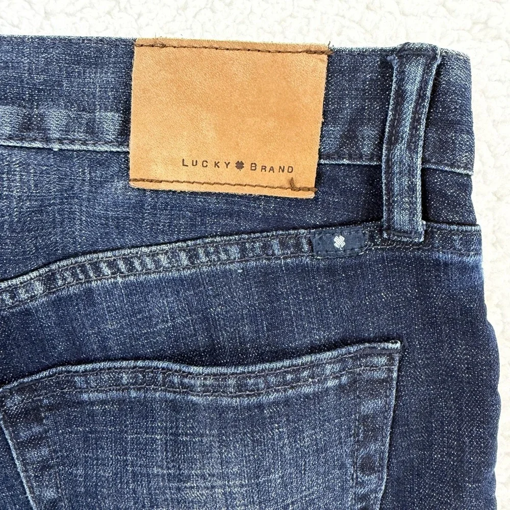 Lucky Brand 221 Original Straight Jeans‎ Mens 30x28 Dark Wash Stretch Denim